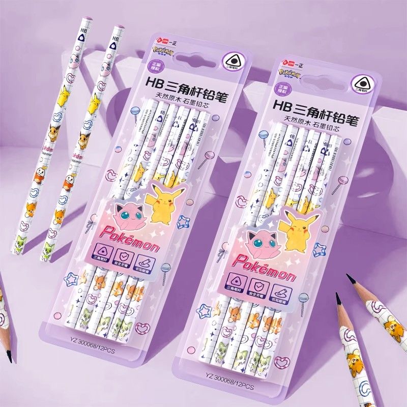 Stationery Warehouse - أقلام رصاص خشبية ثلاثية الزوايا من