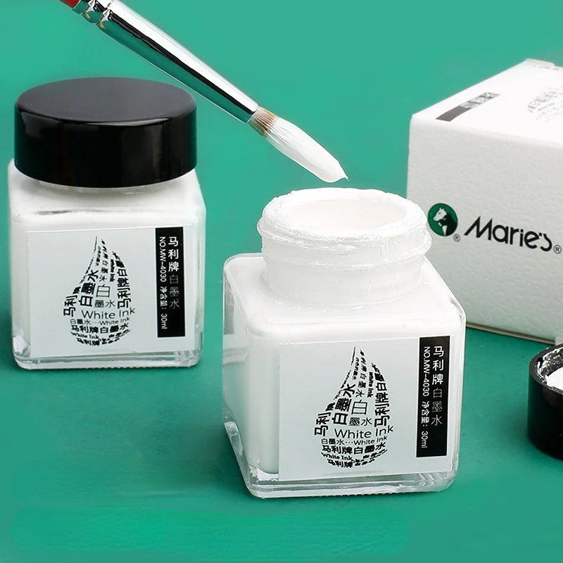 30 مللي طابعة بحبر أبيض عالي ا - مراجعة Correction Fluid White وسعره