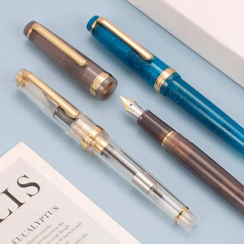 Jinhao 82 قلم حبر فاخر شفاف ال - مراجعة Stationery Supplies Business وسعره