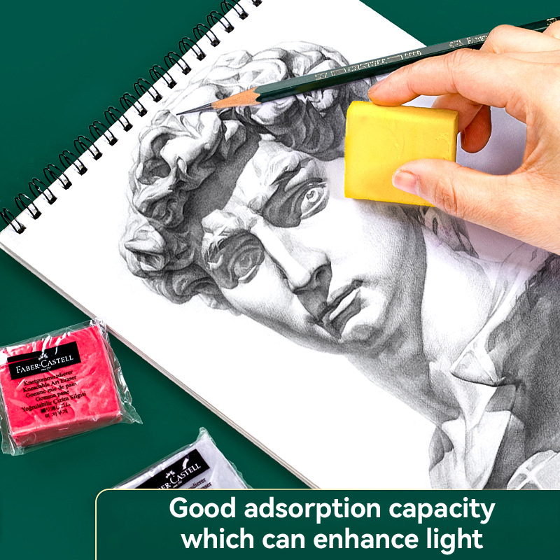 ممحاة فابر كاستل المطاطية النا - مراجعة Rubber Eraser Kneaded وسعره