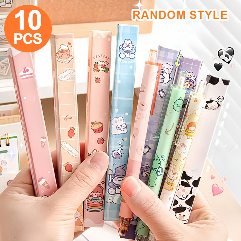 10 أقلام جل فردية في صندوق مفا - مراجعة Stationery Supplies Business وسعره